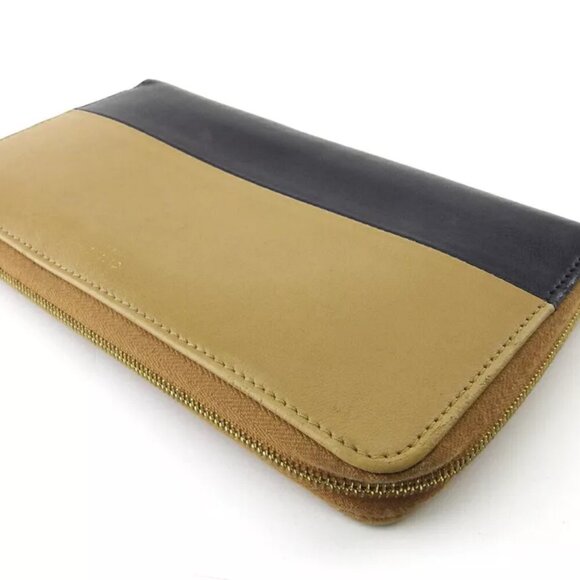 Celine long wallet bicolor beige leather Authentic USED - Picture 4 of 10